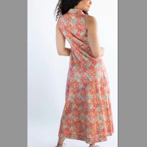Natural Life Lauren Sleeveless Floral Print Maxi Dress Size XS - Picture 7 of 15